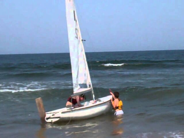 dinghy launching