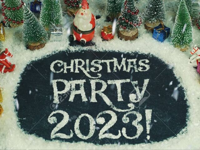 Stop motion animation of Christmas party 2023