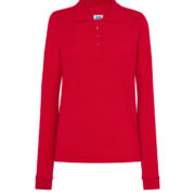 Lady Regular Long Sleeve Polo with Logo (POPL200LS)